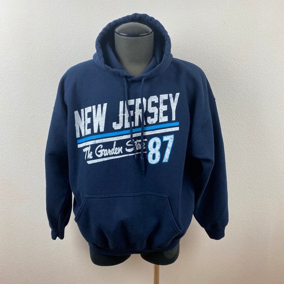 Gildan Other - New Jersey Garden State 1787 Souvenir Adult Long Sleeve Hoodie Sweatshirt Sz XL